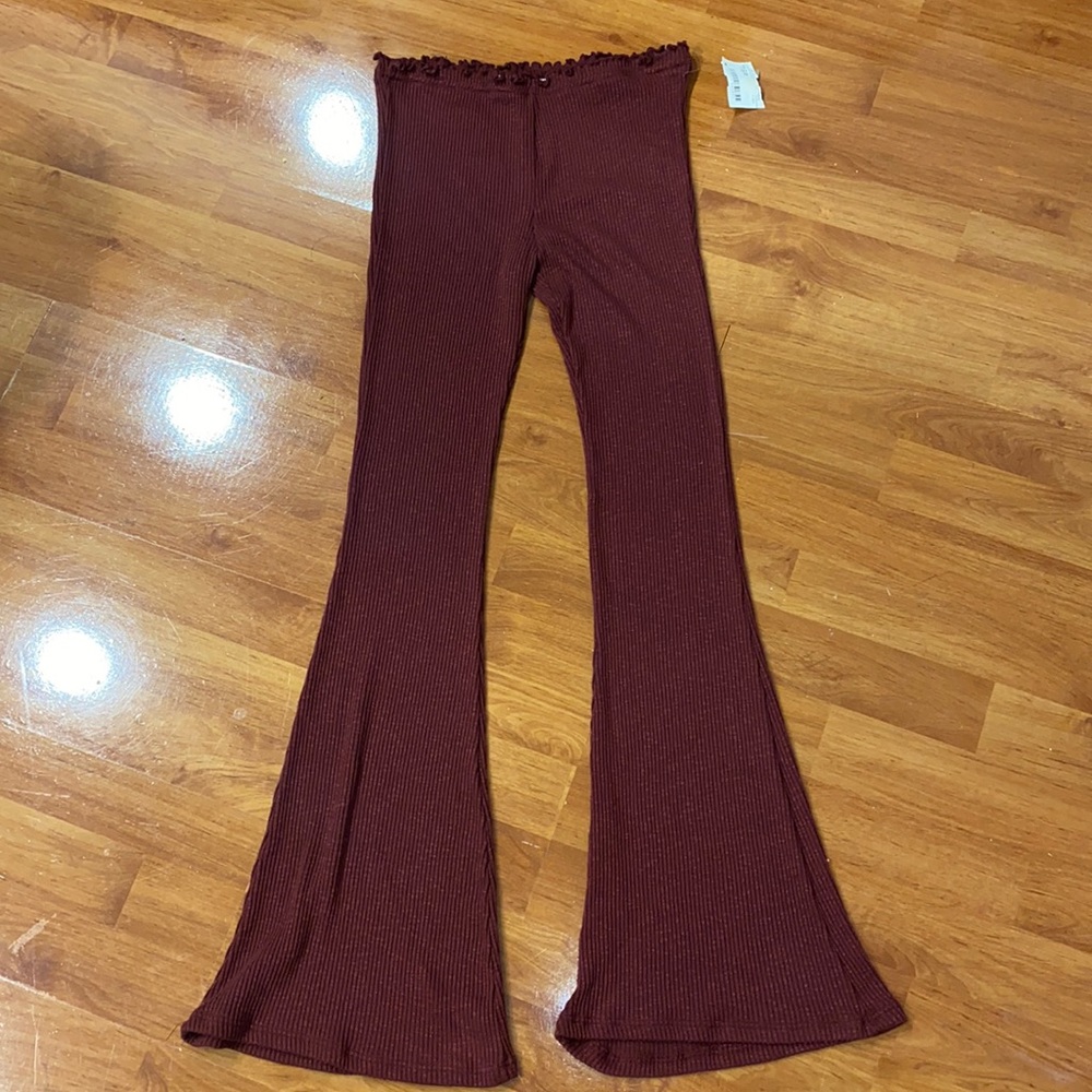 Cranberry Bellbottom Lounge Pants